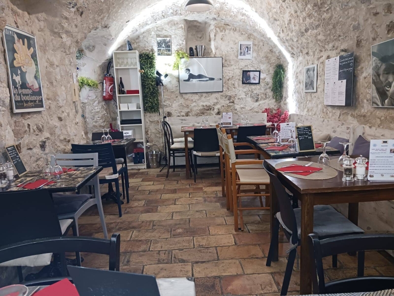 Le restaurant - Thé Artiste - Saint-Paul-de-Vence - Restaurant Saint-Paul-de-Vence terrasse